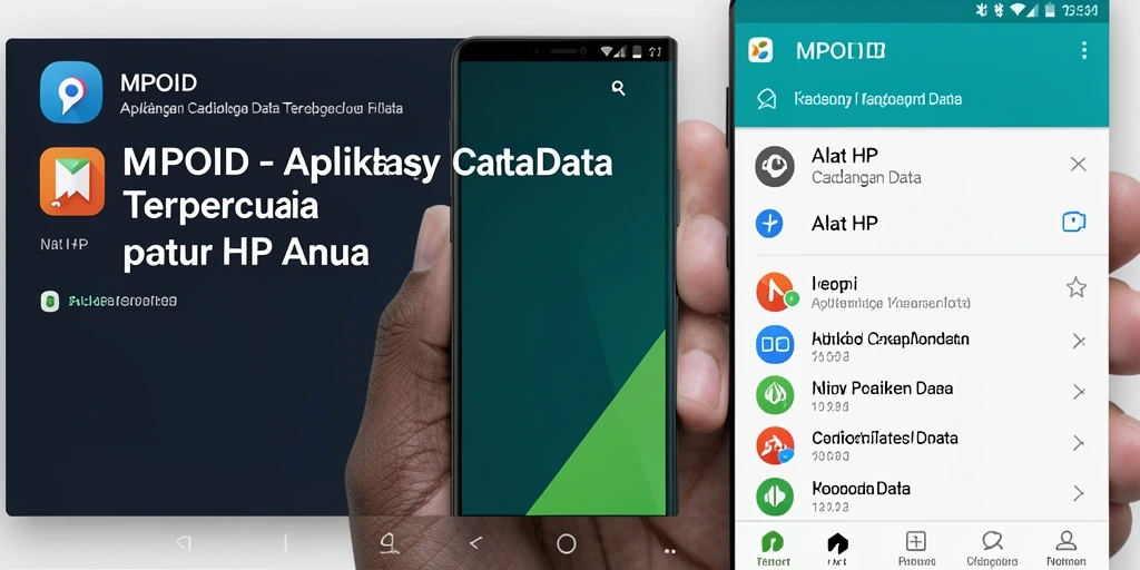 Antarmuka intuitif MPOID untuk cadangan data yang aman.