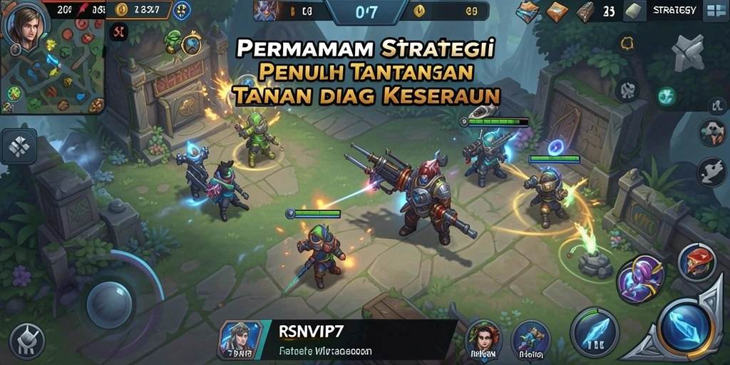 Tampilan antarmuka RSNVIP7 yang menawan dan fungsional untuk strategi.